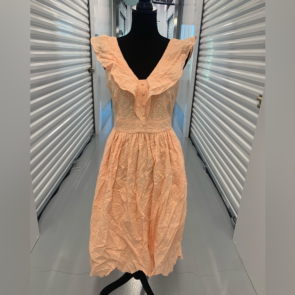 Cremieux Peach Dress
